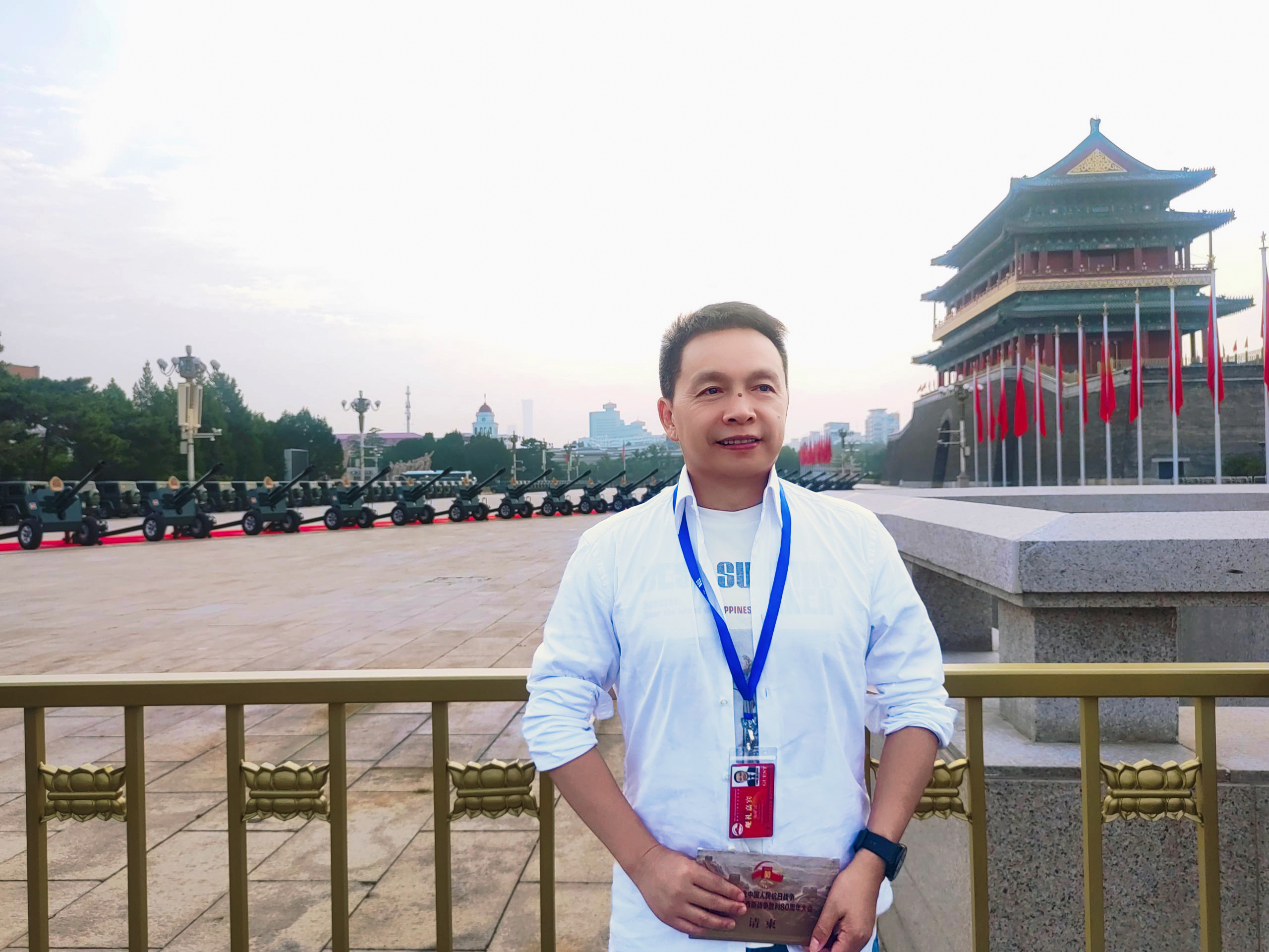 抗戰(zhàn)勝利80周年！鹽津鋪?zhàn)訌垖W(xué)武第二次受邀觀禮祖國大閱兵！